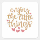 Search for little things stickers Typography