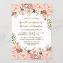 Search for pink and gold engagement party invitations Rose