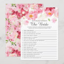 Search for games bridal shower invitations Floral