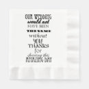 Search for thank you napkins Unique