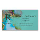 Recherche de couleur bleue turquoise cartes visite Professionnel