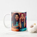 Recherche de visage de chat tasses Typographie