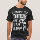 Search for correcting tshirts Police