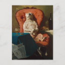 Recherche de peinture de carlin cartes postales Dog