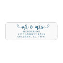 Search for married return address labels Mr and mrs