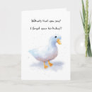 Search for white duck cards Watercolor