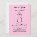 Search for champagne glass engagement party invitations Modern