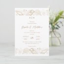 Search for gold and coral wedding invitations Elegant