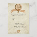 Search for hot air balloon wedding rsvp cards Vintage