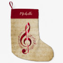 Search for music christmas stockings Treble clef