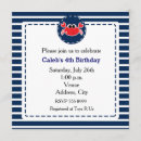 Search for crabs square invitations Nautical