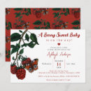 Recherche de framboise invitations Rouge