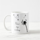 Search for dandelion mugs Black and white
