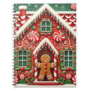 Search for gingerbread man notebooks Green