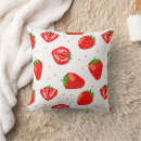 Recherche de motif fraise coussins Été