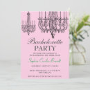 Search for chandelier bachelorette party invitations Black