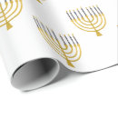 Search for hanukkah candles wrapping paper Menorah
