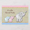 Search for elephant gender reveal invitations Party