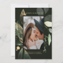 Recherche de dos invitations Feuillage floral aquarelle