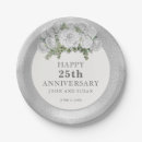 Search for 25th anniversary plates Silver