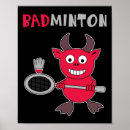 Search for sms posters Badminton player