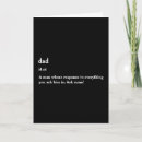 Search for funny black and white cards Dad