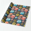 Recherche de voiture de course vintage papier cadeau Rétro
