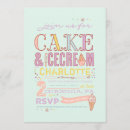 Search for ice cream birthday invitations Girls birthday party
