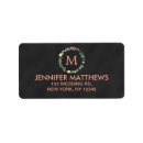 Search for chalkboard rustic return address labels Script