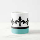 Search for fleur de lis mugs Chic