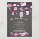 Search for mason jar baby shower invitations Rustic
