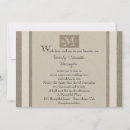 Recherche de parchemin invitations Monogramme