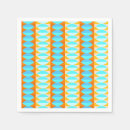 Search for turquoise and orange napkins Abstract