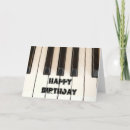 Recherche de piano birthday cards Photographie