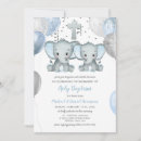 Search for elephant christening invitations Boy