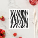 Search for zebra stripe napkins Modern