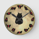 Search for lucky cat clocks Black