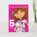 Search for girl 5th birthday cards Fifth