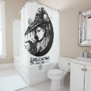 Search for black cat halloween shower curtains Moon