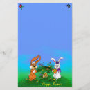 Search for happy easter stationery paper Rabbit