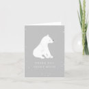 Recherche de ours gris vœux cartes Bébé