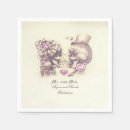 Search for skull wedding napkins Vintage
