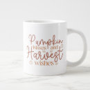 Search for harvest pumpkin mugs Thanksgiving