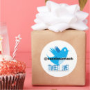 Recherche de tweeter autocollants Suivre