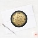 Search for pentagram stickers Black