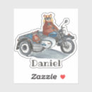 Recherche de cycliste autocollants Moto