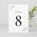 Search for watercolor table cards Green