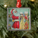 Recherche de vieux ornements Santa claus