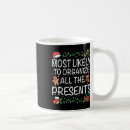 Search for organize mugs Santa