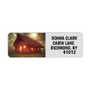 Search for cabin return address labels Log